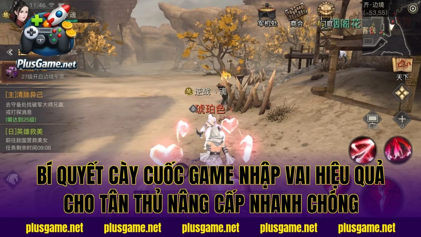 Bí quyết cày cuốc game nhập vai hiệu quả cho tân thủ nâng cấp nhanh chóng