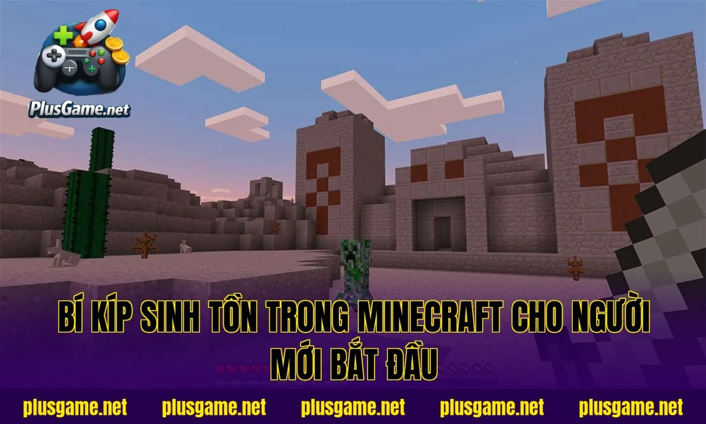 Bí kíp sinh tồn trong Minecraft cho người mới bắt đầu