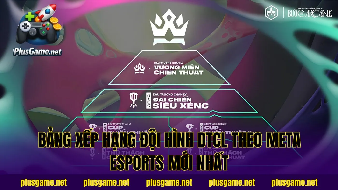 Bảng xếp hạng đội hình DTCL theo meta esports mới nhất