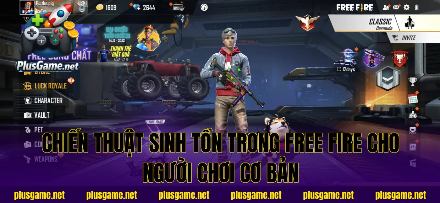 Chiến thuật sinh tồn trong Free Fire cho người chơi cơ bản