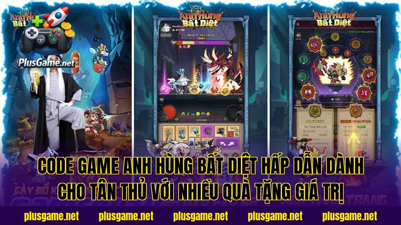 code game Anh Hùng Bất Diệt hấp dẫn dành cho tân thủ với nhiều quà tặng giá trị