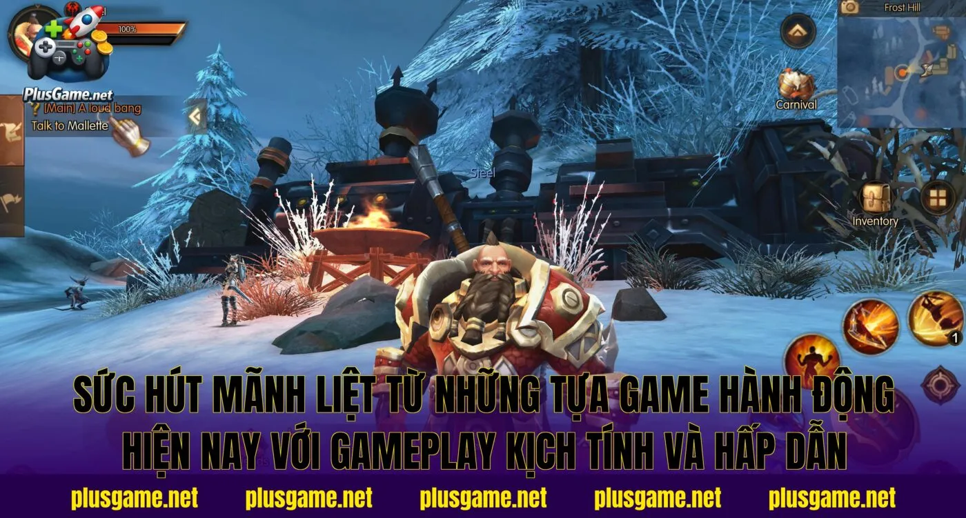 Sức hút mãnh liệt từ những tựa game hành động hiện nay với gameplay kịch tính và hấp dẫn